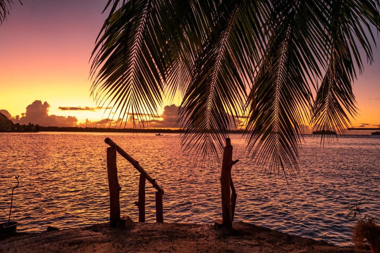 Waterfront Paradise 2 Br; Stunning Sunsets Bora Bora Exteriör bild